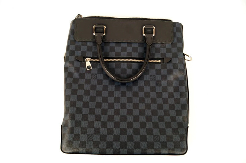 Louis Vuitton Damier Blue Bag LV Greenwich Cobalt Tote
